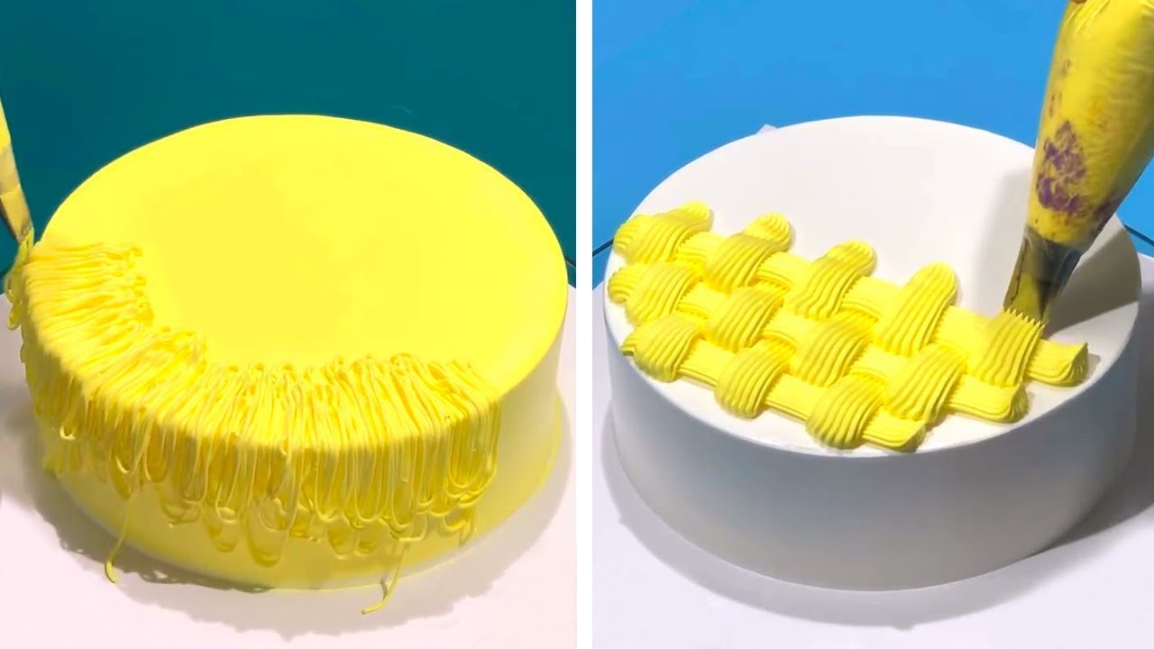 5 Quick & Simple Cake Decorating for Beginner | Easy Chocolate Cake Decorating Ideas | So Yummy