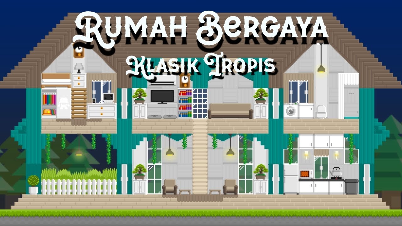 Tutorial Membuat Rumah Bergaya Klasik Tropis || Boku Boku