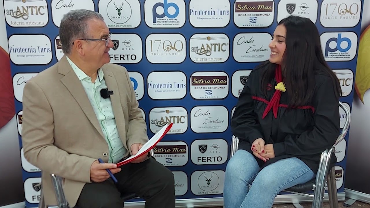 256 SABRINA. FALLA JUSTO VILAR.  Falleras mayores y presidentes inf 2025. Cañamelar-Grao-Nazaret