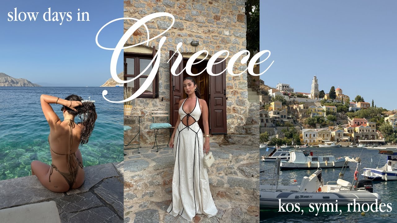 travel diaries: 3 weeks in greece | kos, symi, rhodes ♡ slow island living