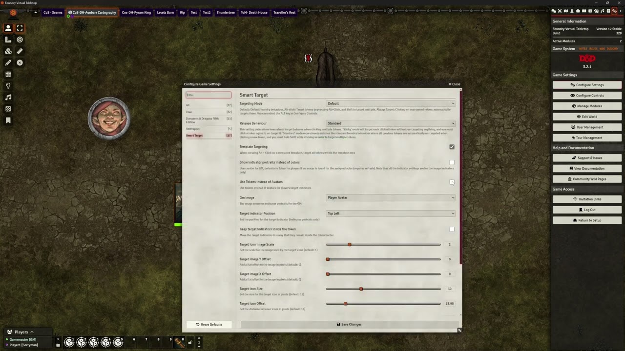 Foundry VTT - V12 - Add on: Smart Target by Ripper93