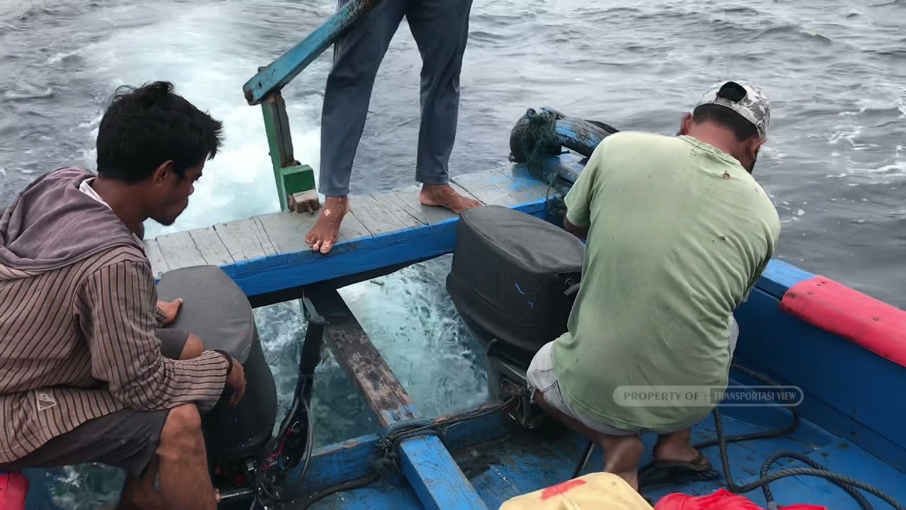 Kapal kayu 2 Mesin, kecepatannya gimana ya ?