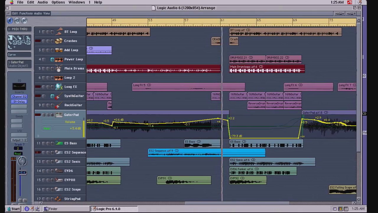 Logic Pro 6.4.1 Mac OS 9