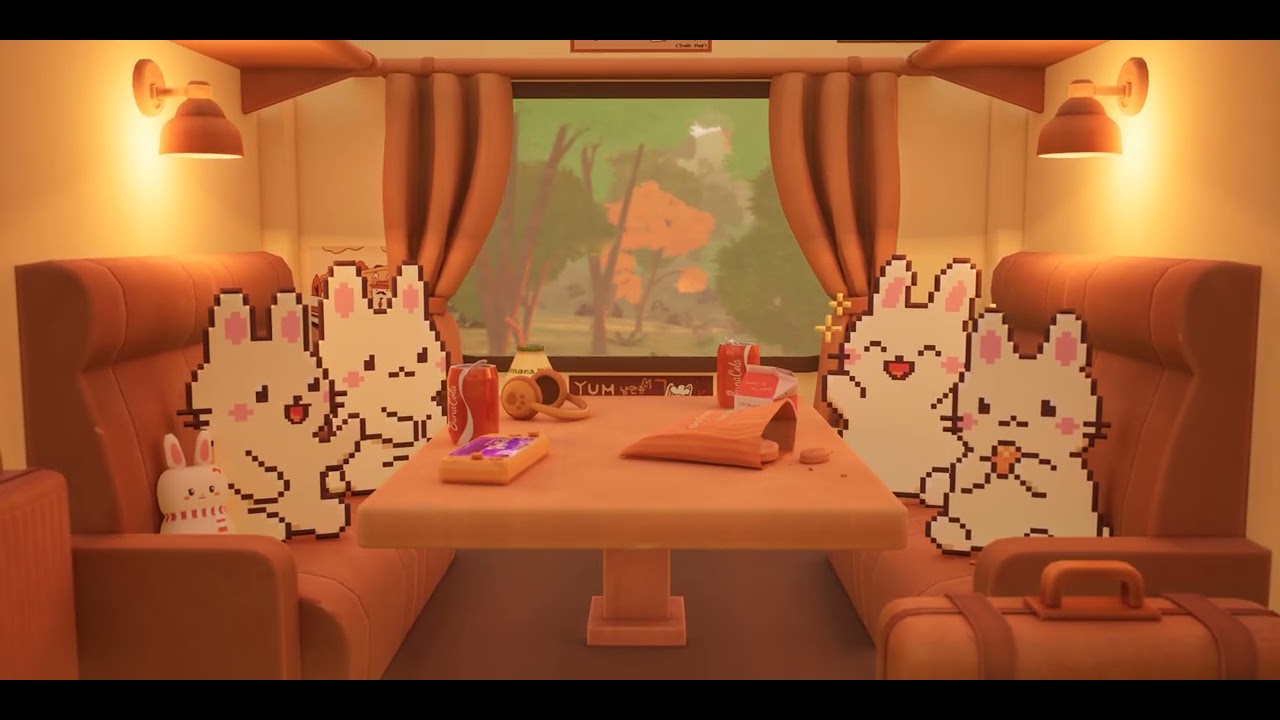 Bunny Express 🚂🐰 (3D Stylized Portfolio)