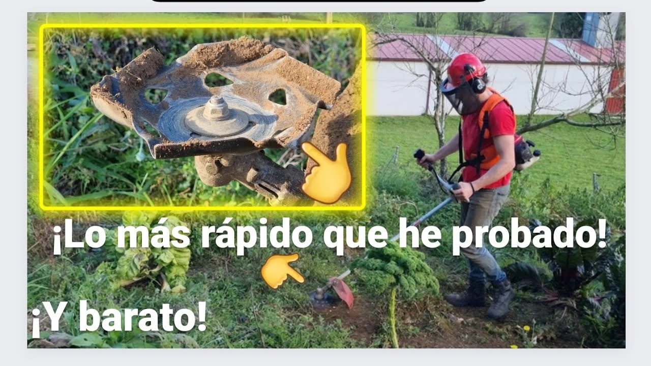 Cuchilla DESYERBADORA ¡¡A prueba en la DESBROZADORA!!