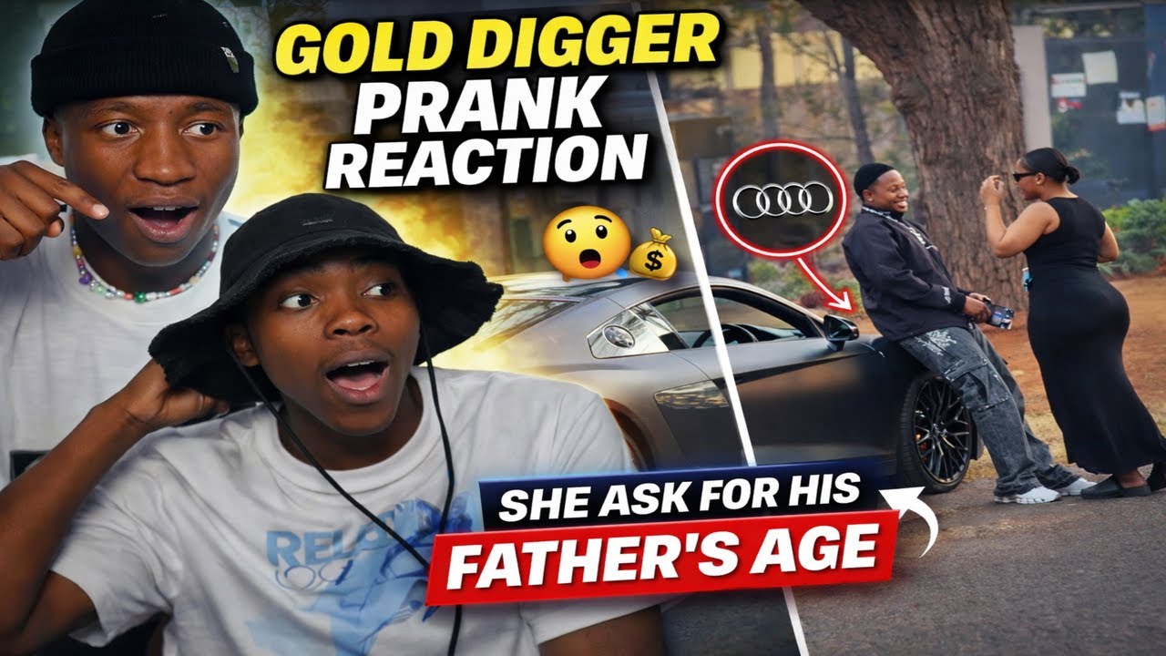 Gold Digger Prank||Reaction