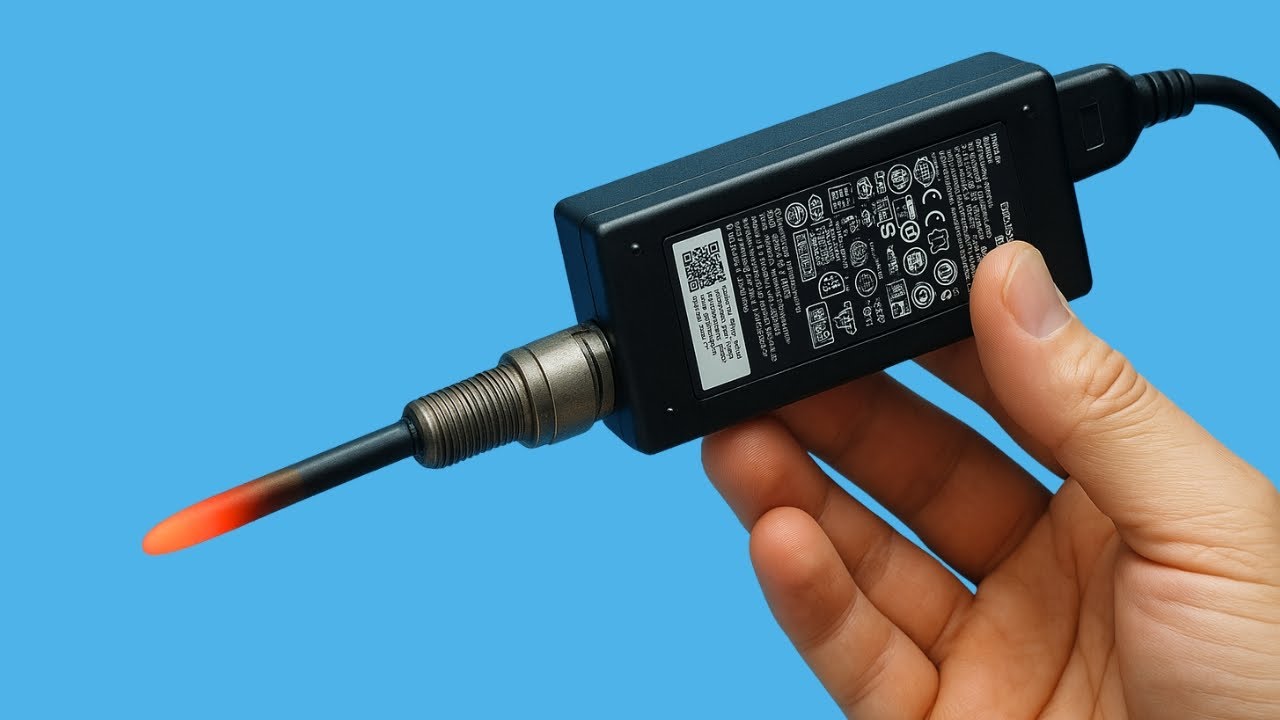 Millions of people were surprised to know this DIY heat welding machine from broken charger!
