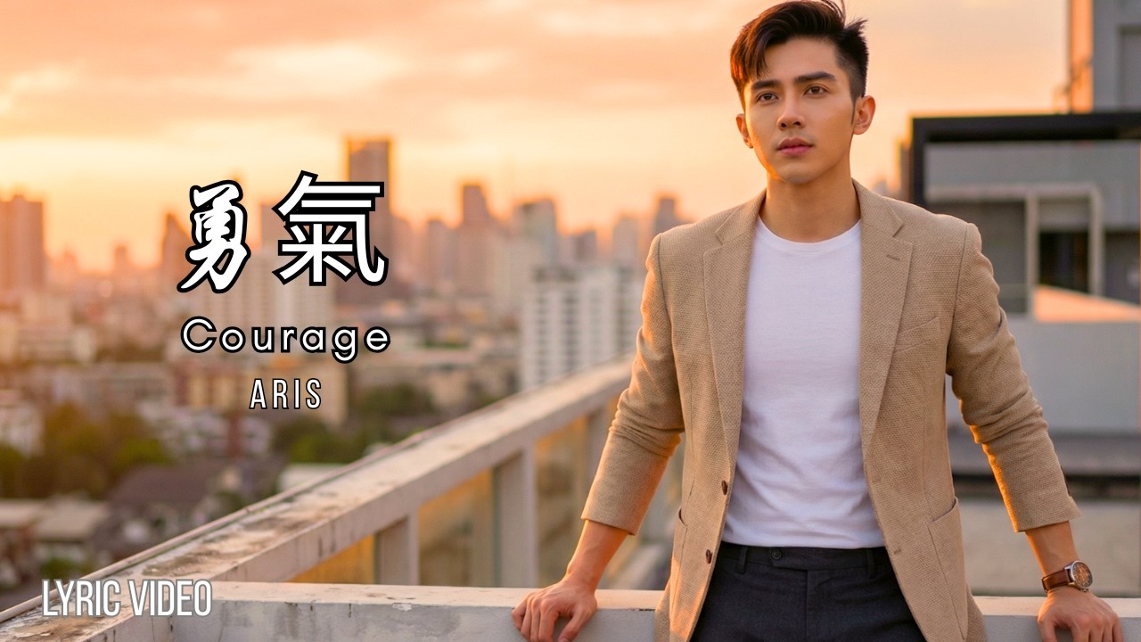 聽哭了... 哪怕只能靠近你一厘米 🌠 《勇氣》Aris 翻唱 Cover | 動態歌詞 Lyrics Video #Mandopop