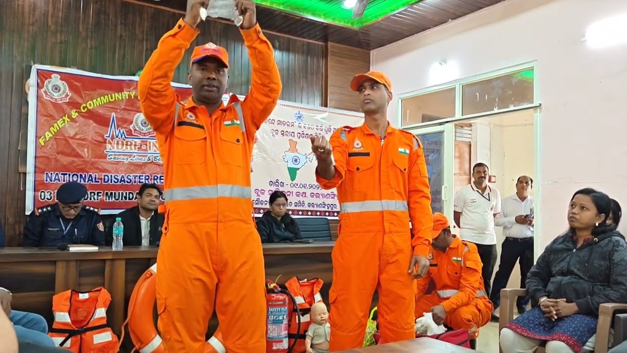 NDRF CONDUCTS RAPID RESPONSE TRAINING FOR DISASTER MANAGEMENT 