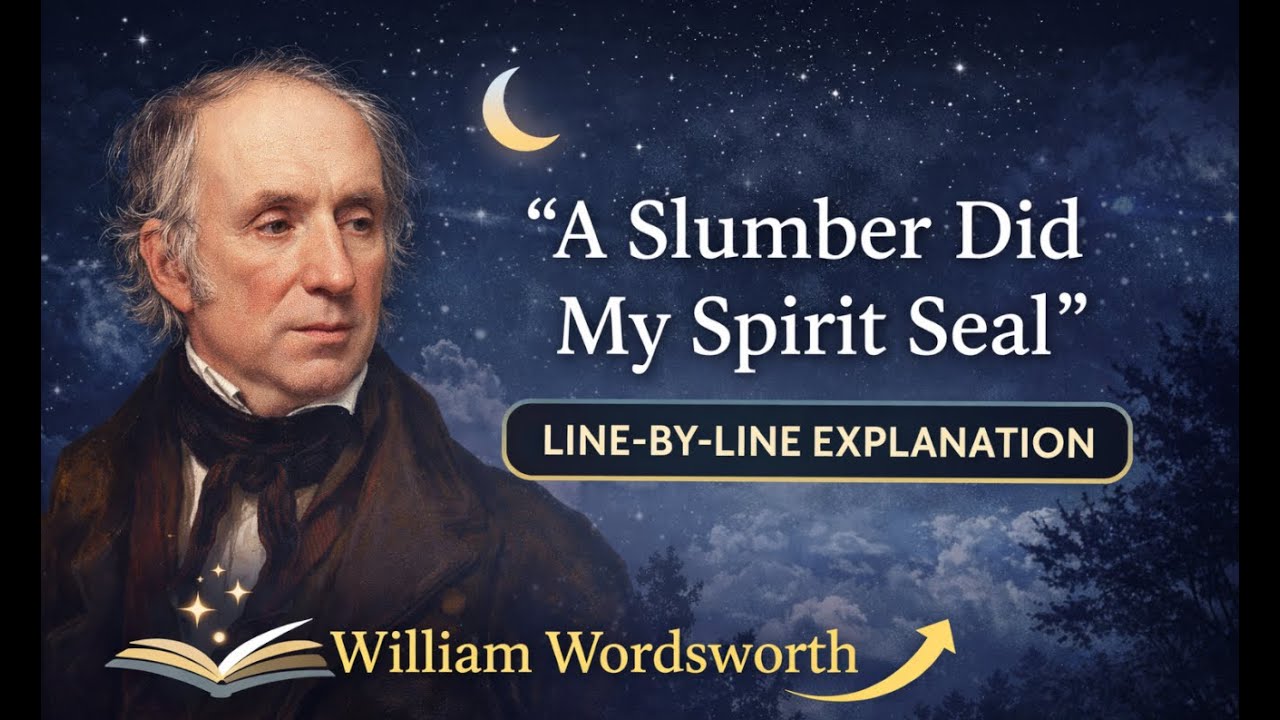 A Slumber Did My Spirit Seal Line By Line Explanation