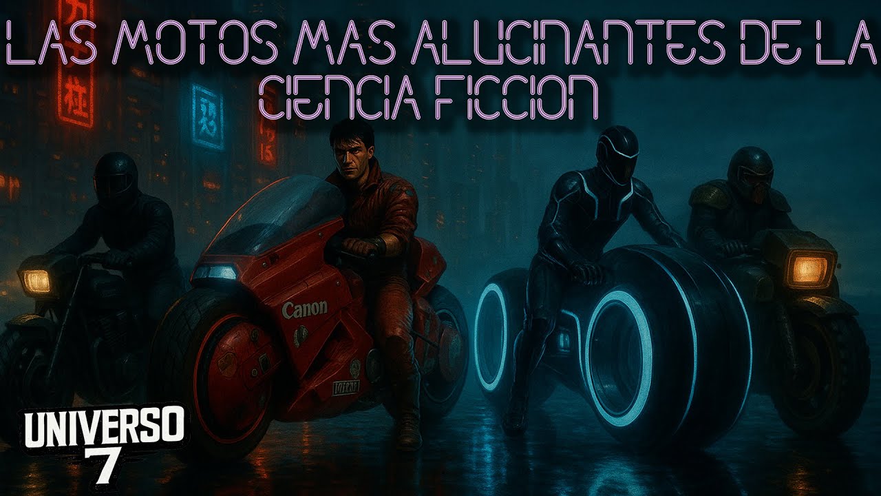 Las motos más alucinantes de la ciencia ficción.