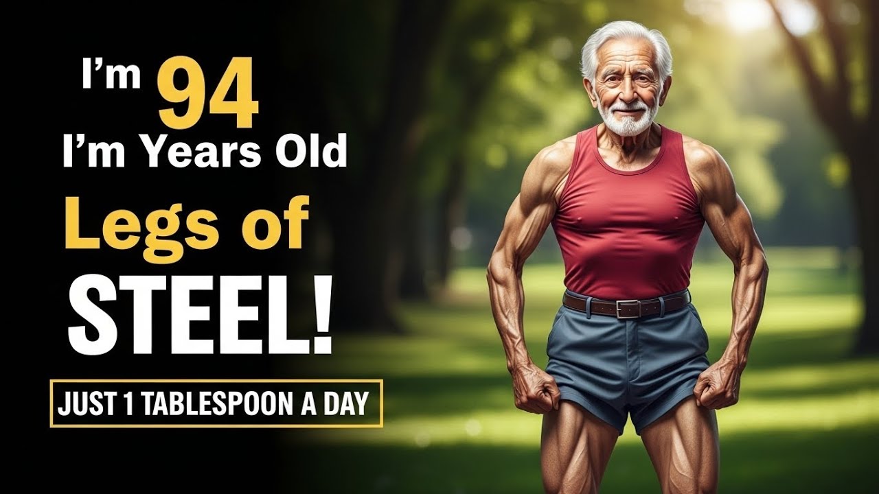 6 Essential Vitamins to Keep Your Legs Strong in Old Age — Even at 94!
