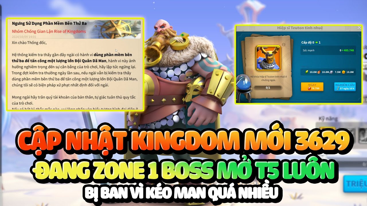 Hành Trình Newbie Tập 8: Lần Đầu Tiên Thấy Có Người Bị Cấm Vì Kéo Man Quá Nhiều! Boss Đã Mở T5
