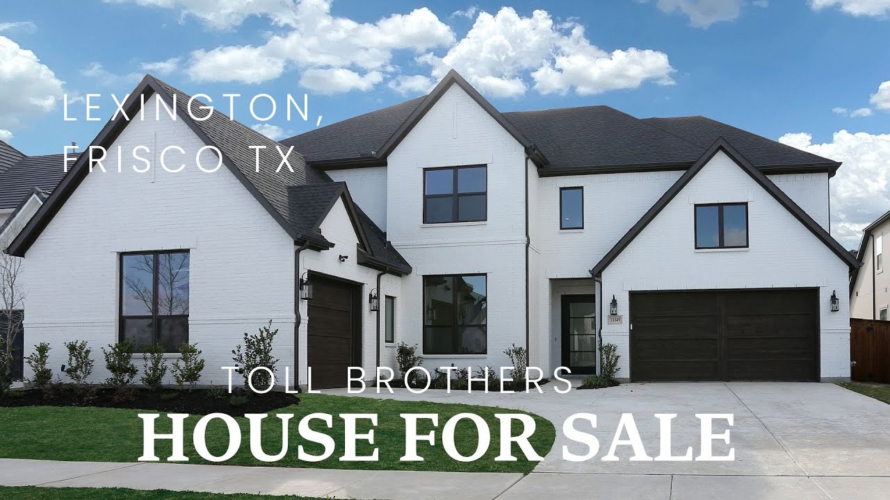 Toll Brothers New Construction House for Sale in Lexington, Frisco TX $1,499,000 🏡