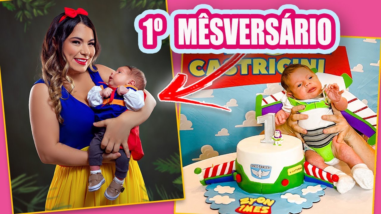 1º MESVERSÁRIO DO ZYON * Buzz Ligthyear e príncipe | Kathy Castricini
