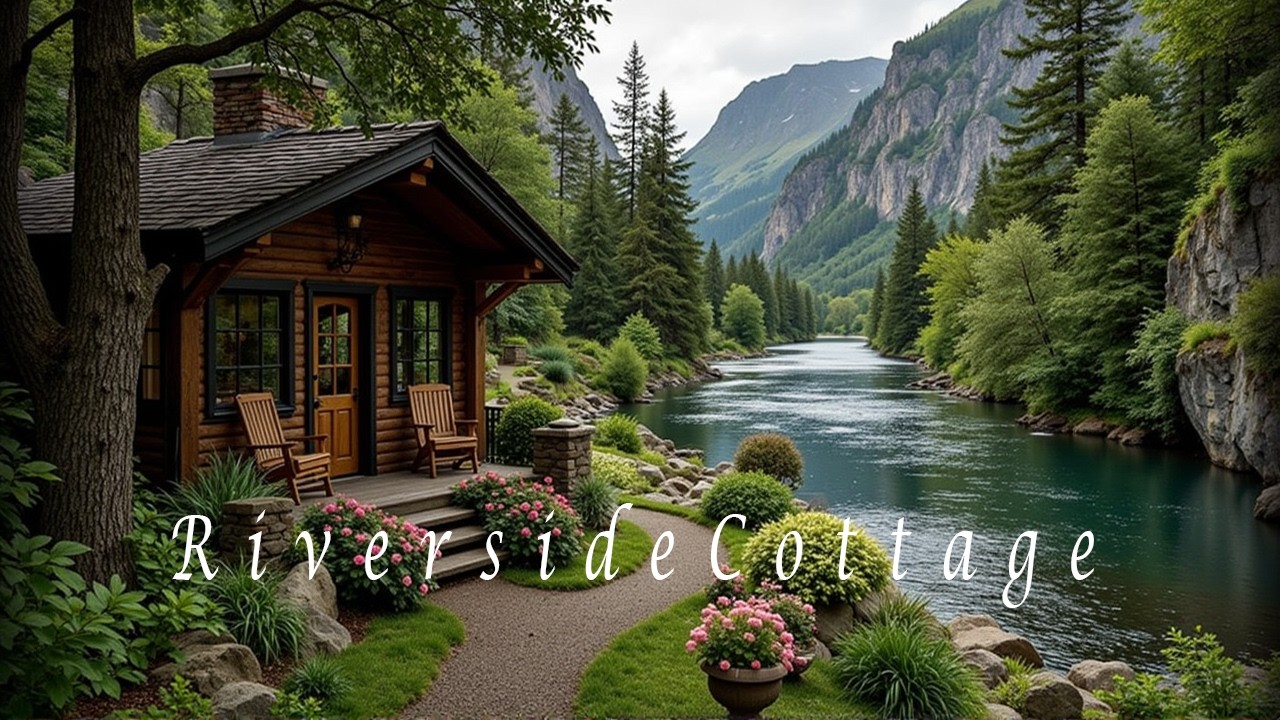 Riverside Mountain Cottage – Deep Healing Sleep Music – Tranquil Nature Ambience for Relaxation