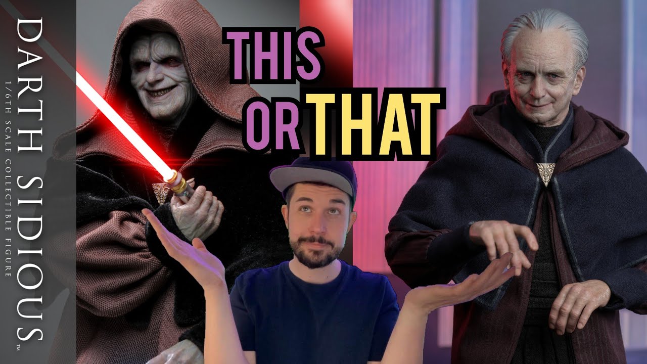 HOT TOYS DARTH SIDIOUS VS DARTH SIDIOUS CW VERSION | THIS OR THAT... OR BOTH?
