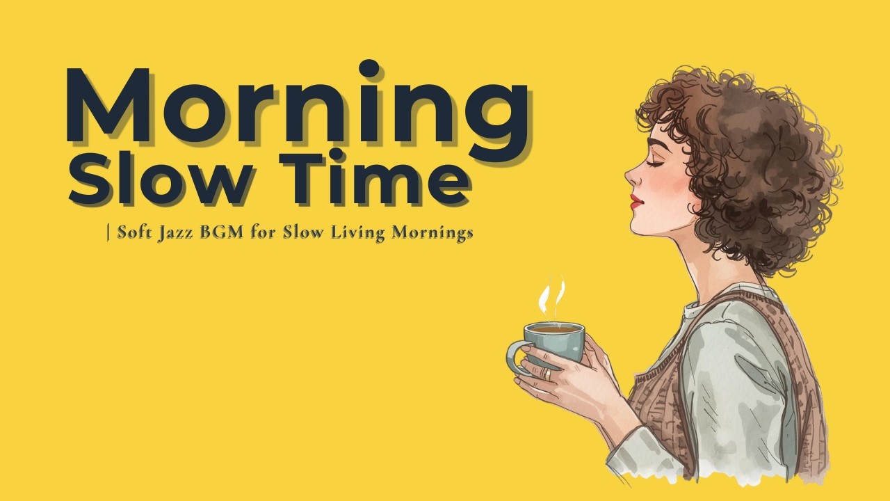 Morning Slow Time | Soft Jazz BGM for Slow Living Mornings