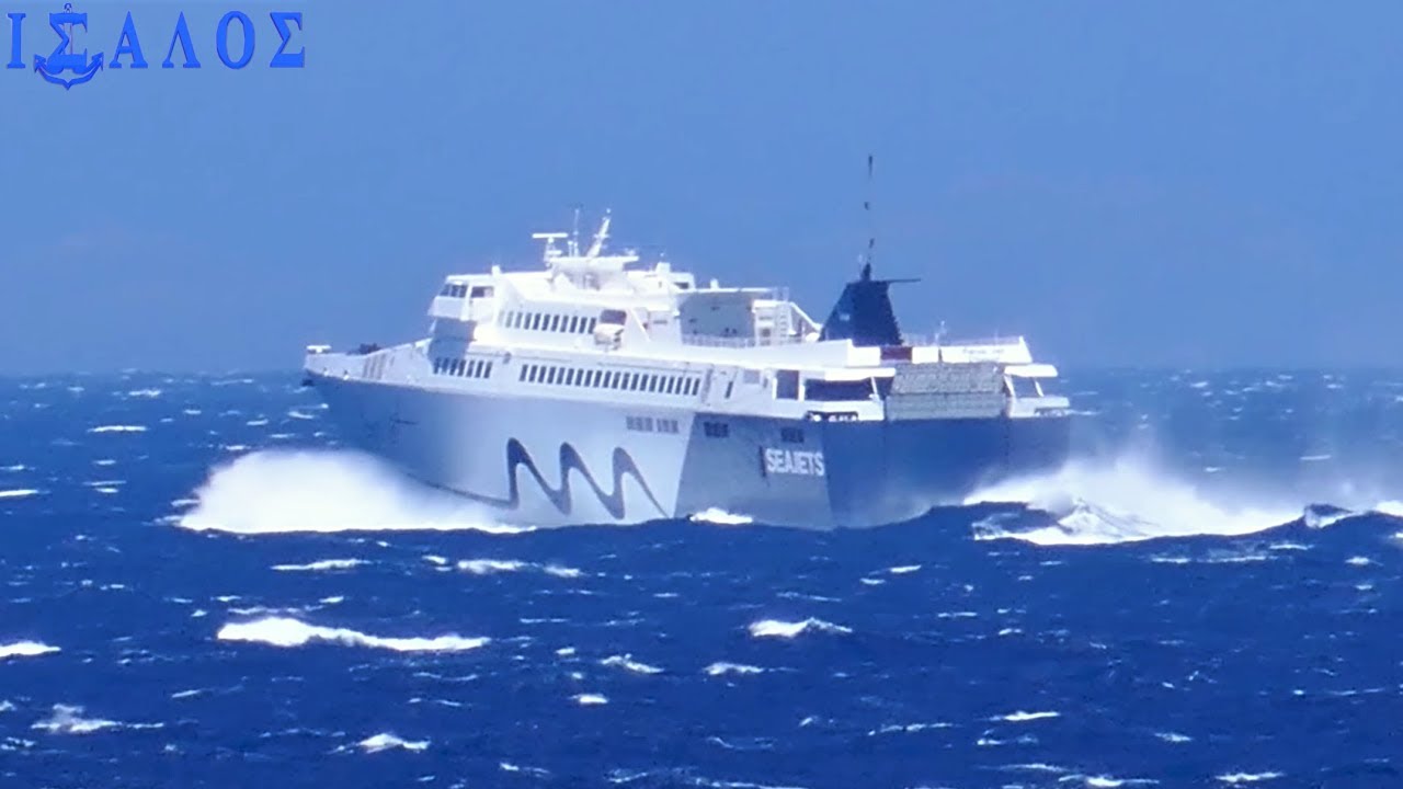 Paros Jet – “Κόντρα” στον Βοριά! (Against strong northern wind)