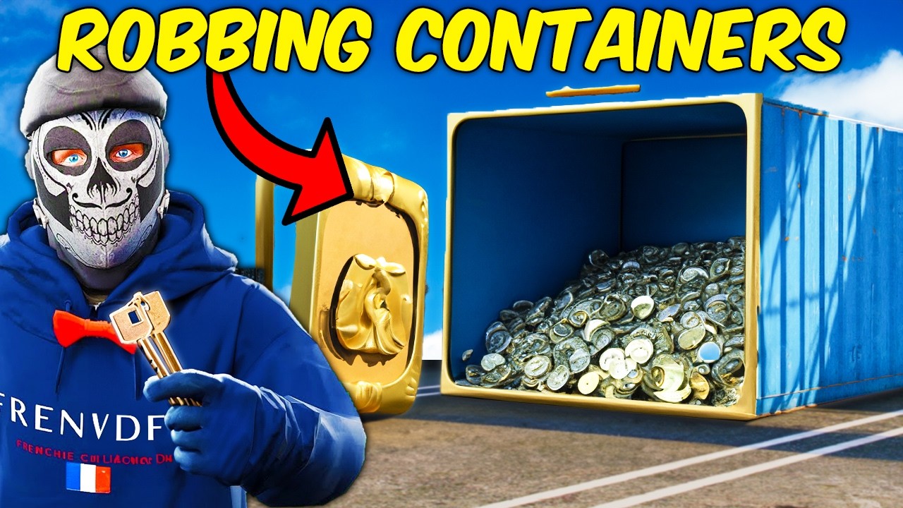 Stealing Mystery Crates in GTA 5 RP