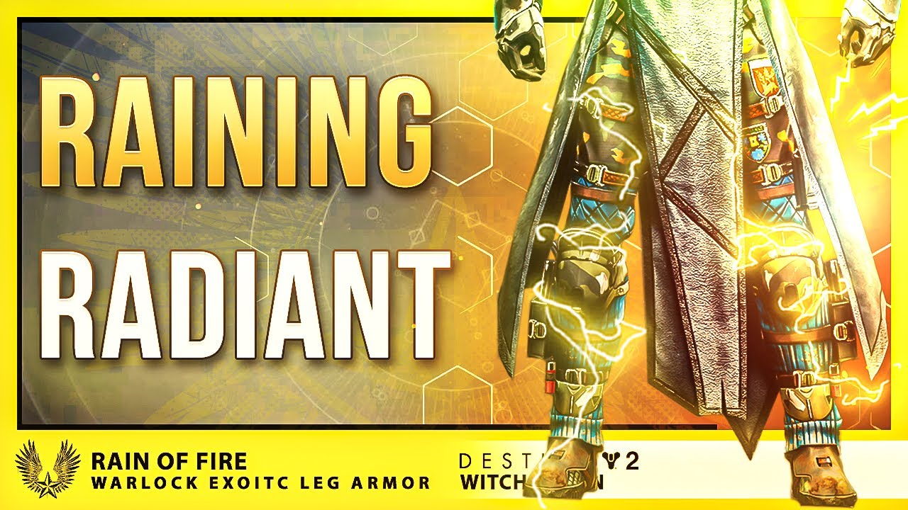 Destiny 2: The Warlock Rain of Fire constant radiant is well worth it