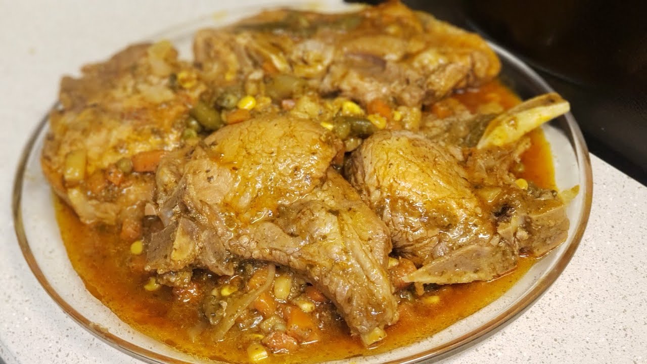 Chuletas a la jardinera