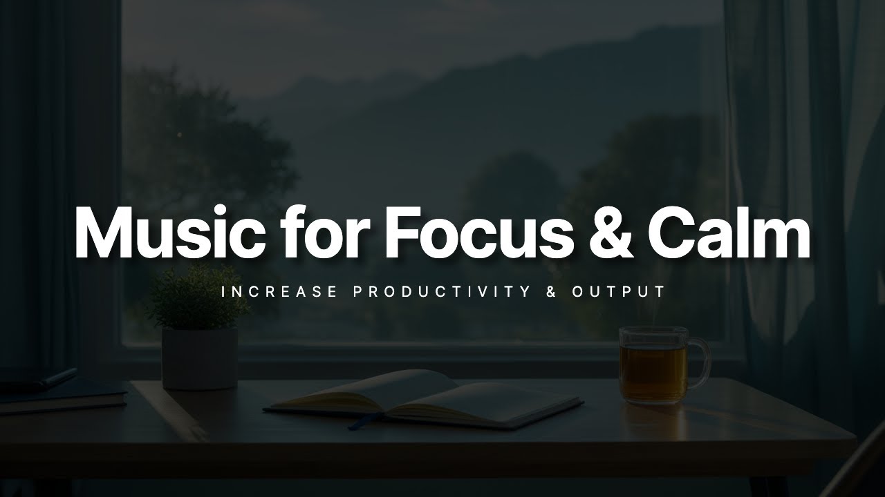 Music for Focus and Calm Mind | Instrumental Ambient, Lofi Piano, and Meditation Soundscapes