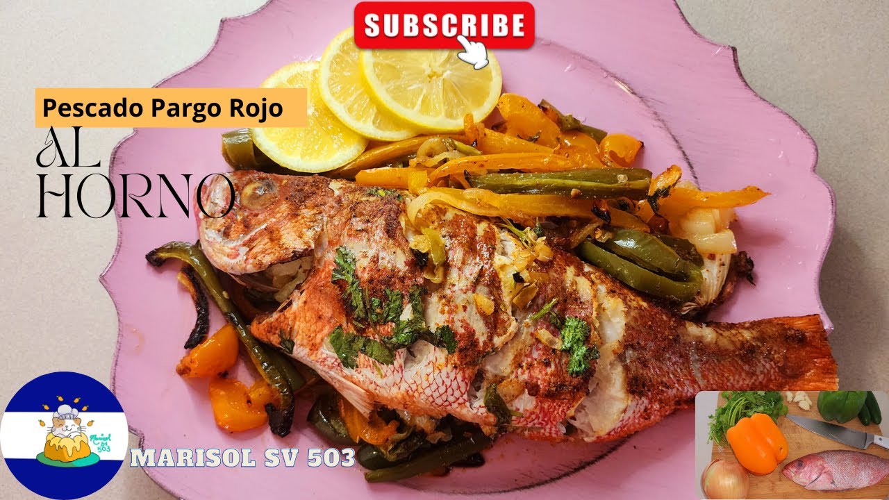 fácil de preparar Pargo rojo al horno en menos de 10 minutos