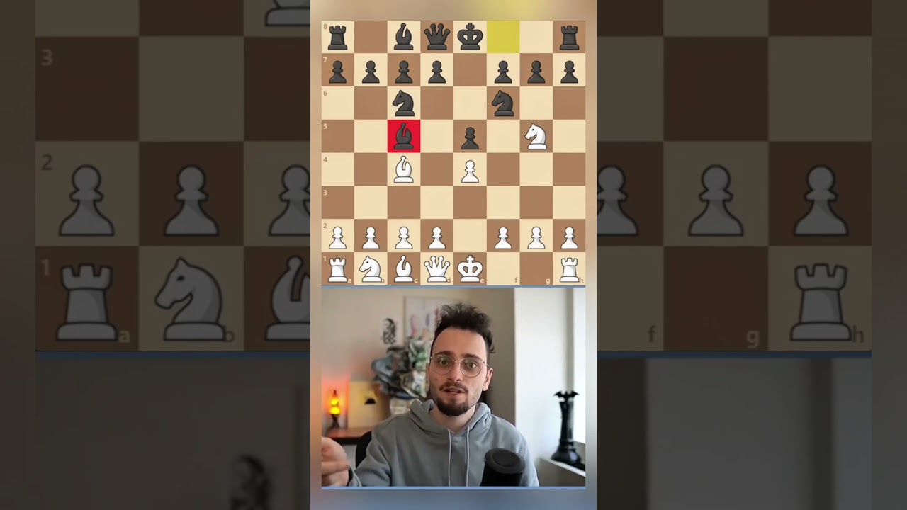 Win in 8 Moves With:  THE FRIED LIVER ATTACK.  #chess #gothamchess