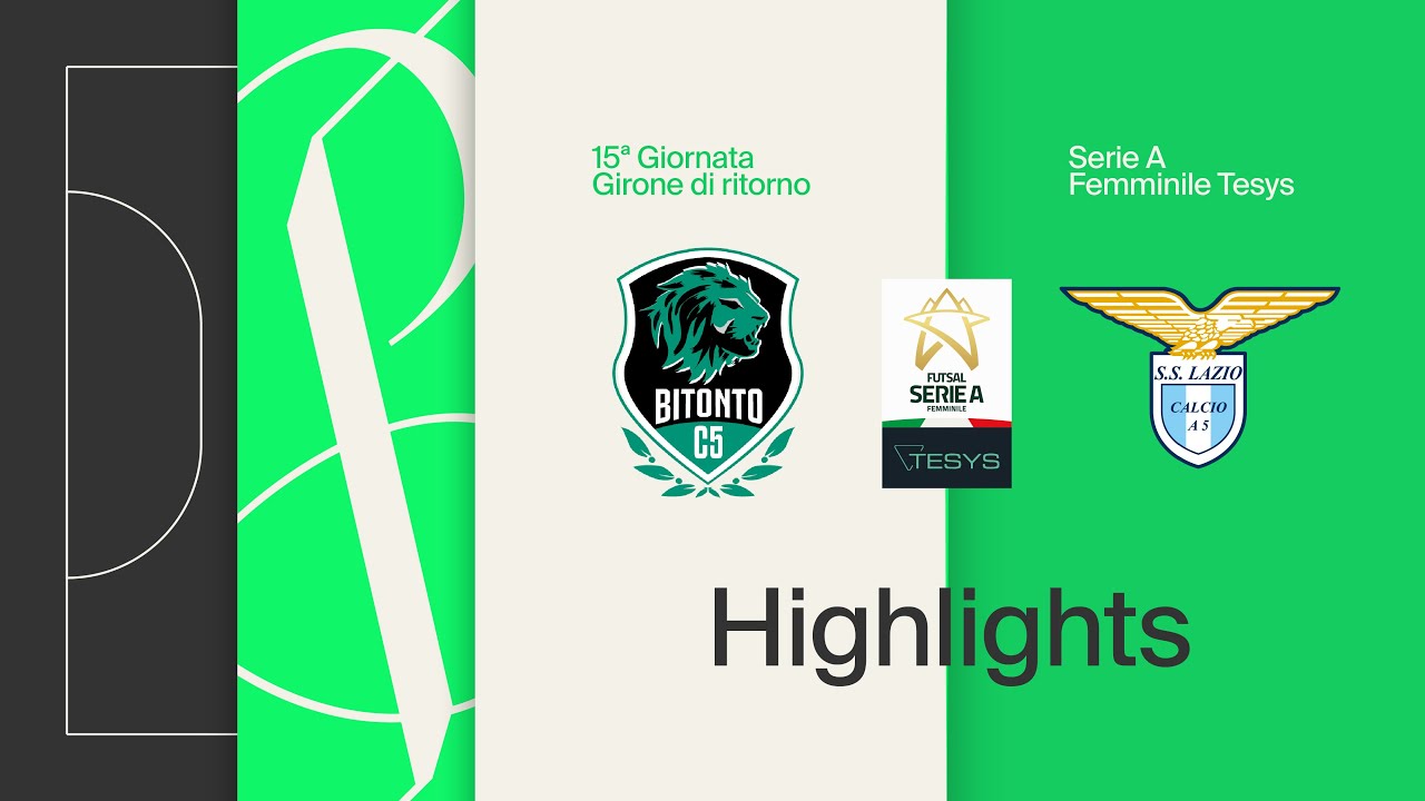Bitonto-Lazio 7-1 | Gol e highlights | 15ª giornata | Serie A Tesys 2025/2026