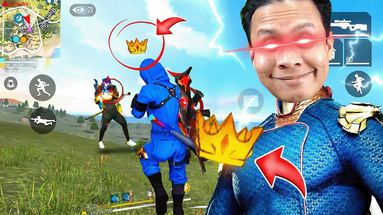 King 👑 Blue Criminal in Free Fire - Tonde Gamer