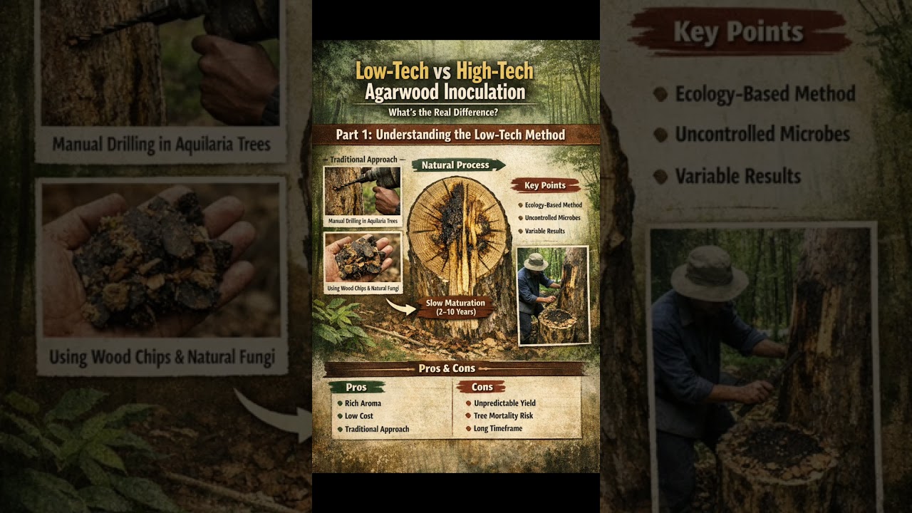 Low-Tech vs High-Tech Agarwood Inoculation – What’s the Real Difference? Part 1
