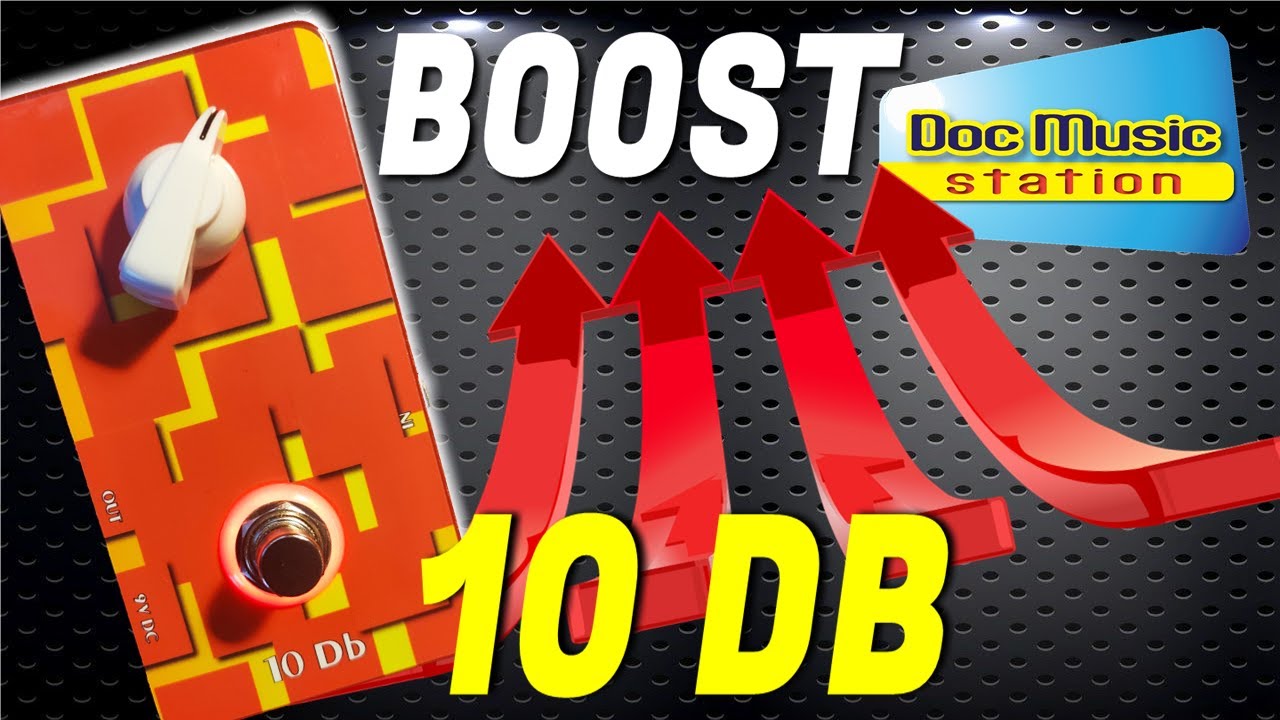 Doc Music Station 10 Db - Pedale Clean Boost [DEMO EFFET GUITARE]