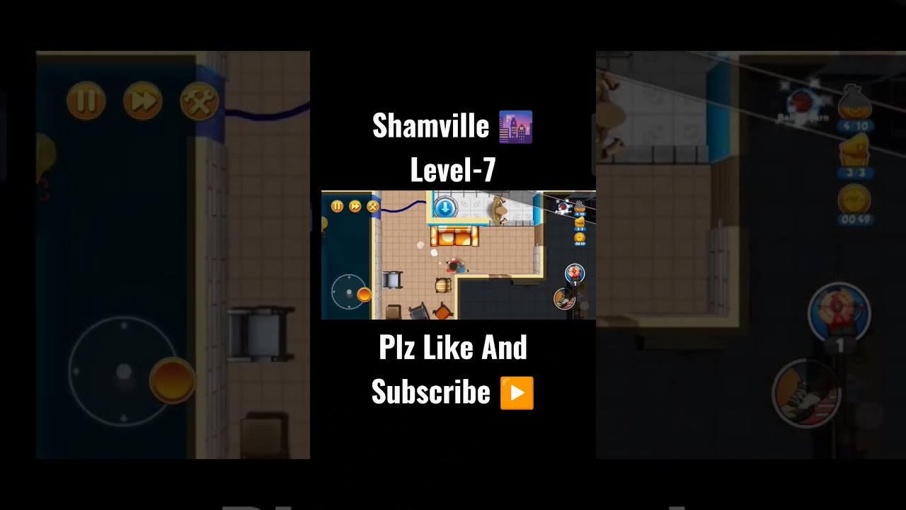 |Shamville 🌆|Robbery Bob 2; Completing Level- 7| 