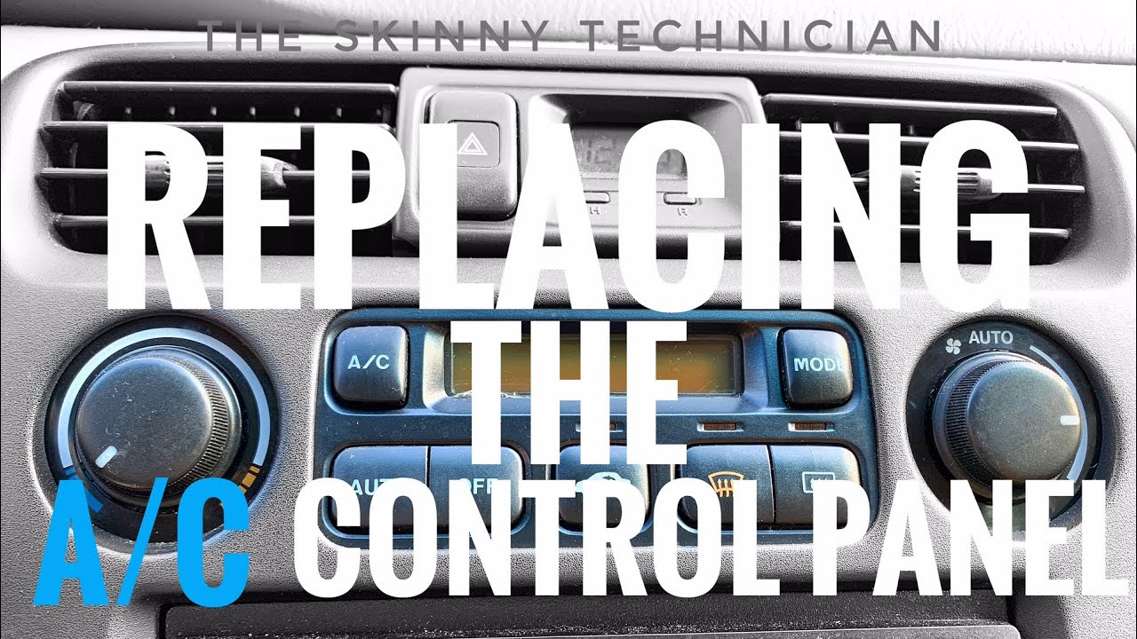 Replacing the A/C Control Panel.  |   2000 Honda Accord