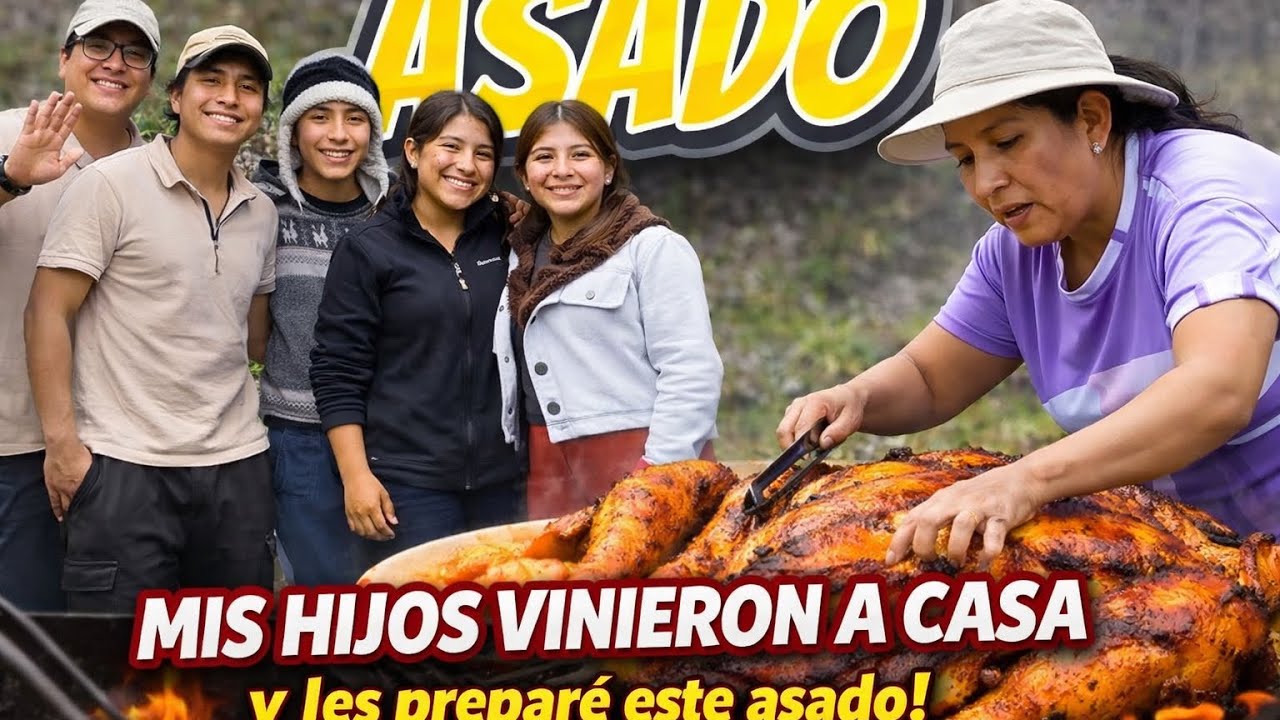 Asado en familia adonis y paso esto