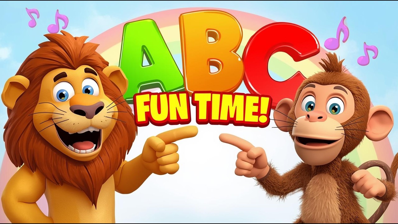 ABC Alphabet Song 🎶| Learn A to Z with Animals & Music | Kids Song & Nursery Rhyme
