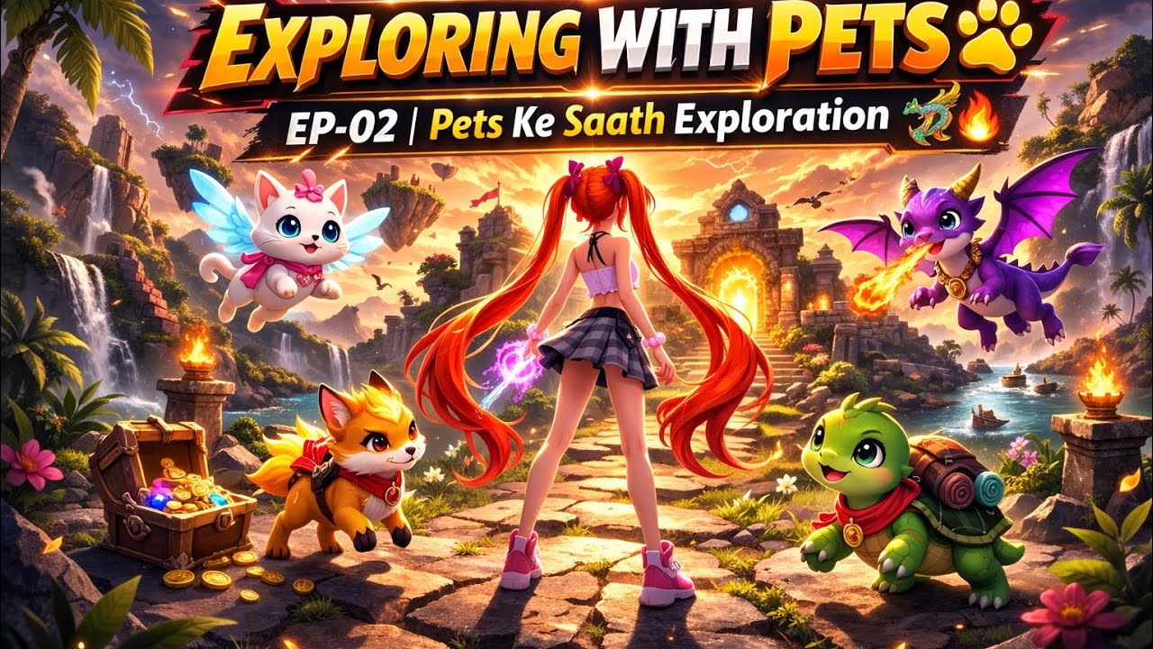 “Episode 2 | Nayi Journey, Naye Pets 🔥” #lightus#gameplay  