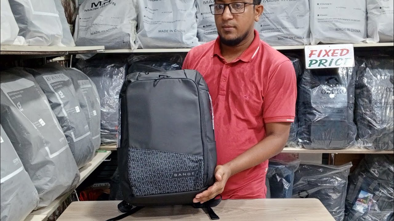 BANGE BG-22005 Anti Thief Multi Function Business Office Laptop Backpack