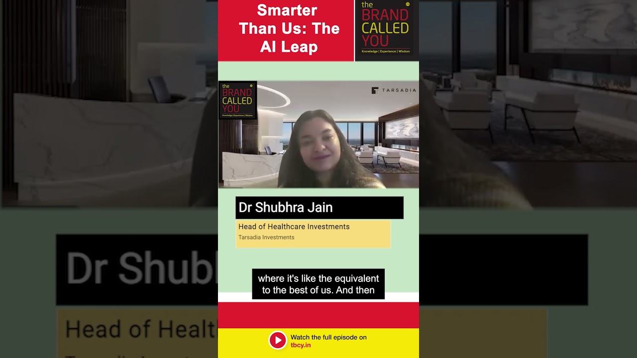 Smarter than Us - The AI Leap | Dr Shubhra Jain | Tarsadia Investments