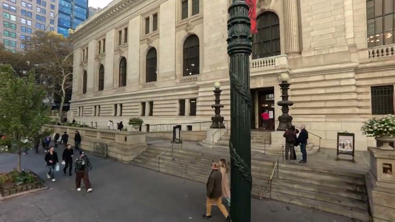 Sights and sounds of NYC Tour Bus   HD 1080p