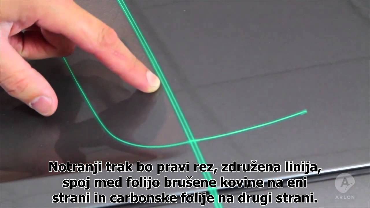 Knifless cuting vinyl with Cutting Tape Finish Line