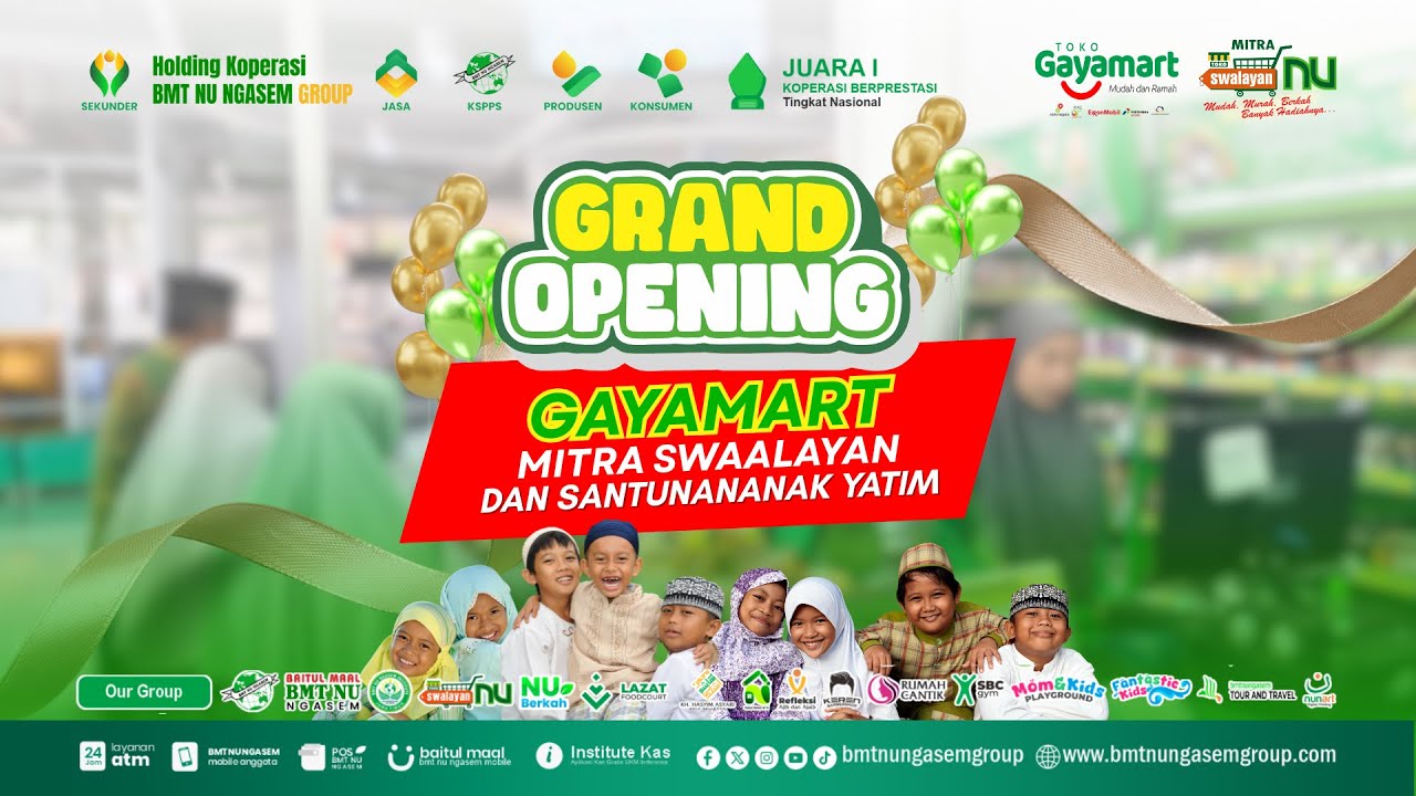 GRAND OPENING GAYAMART MITRA SWALAYAN NU