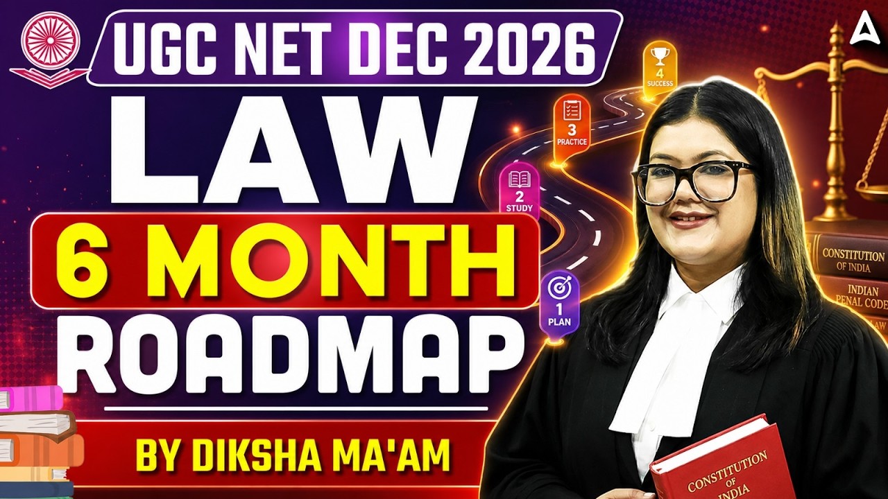 UGC NET Law | UGC NET Law Complete Syllabus 6 MONTH ROADMAP by Adv Diksha Singh