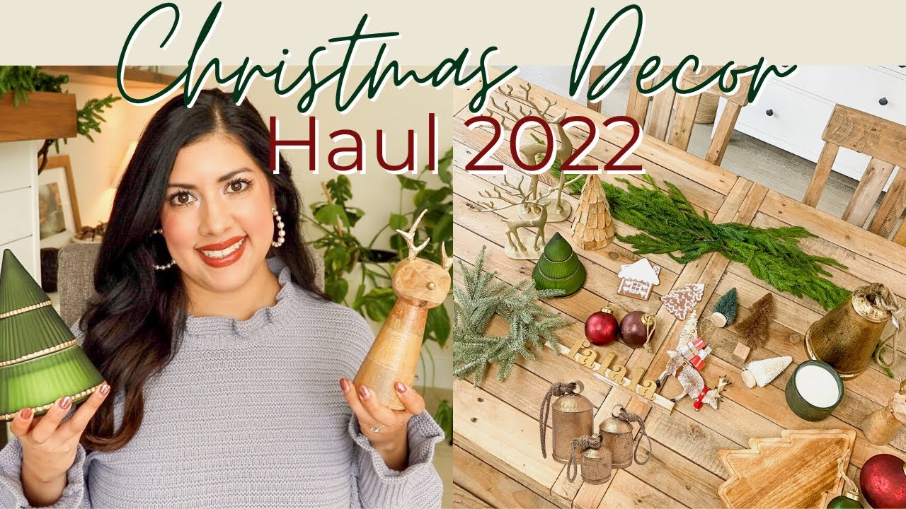 NEW CHRISTMAS DECOR HAUL 2022 | Christmas Decor Ideas 🎄