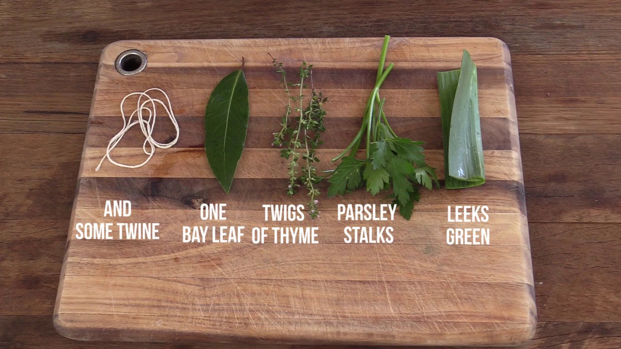 How To Make a French Bouquet Garni (in less than 1 minute)
