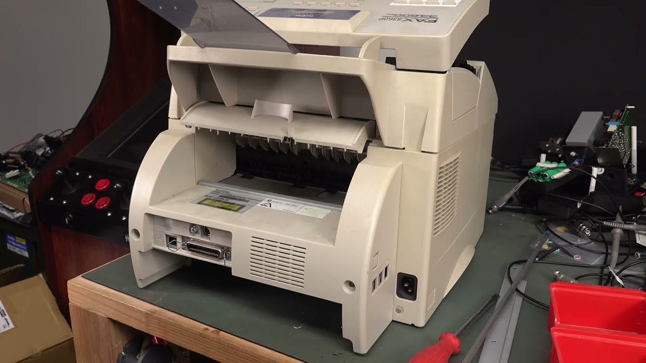 EEVblog 1587 - Dumpster FAX Teardown