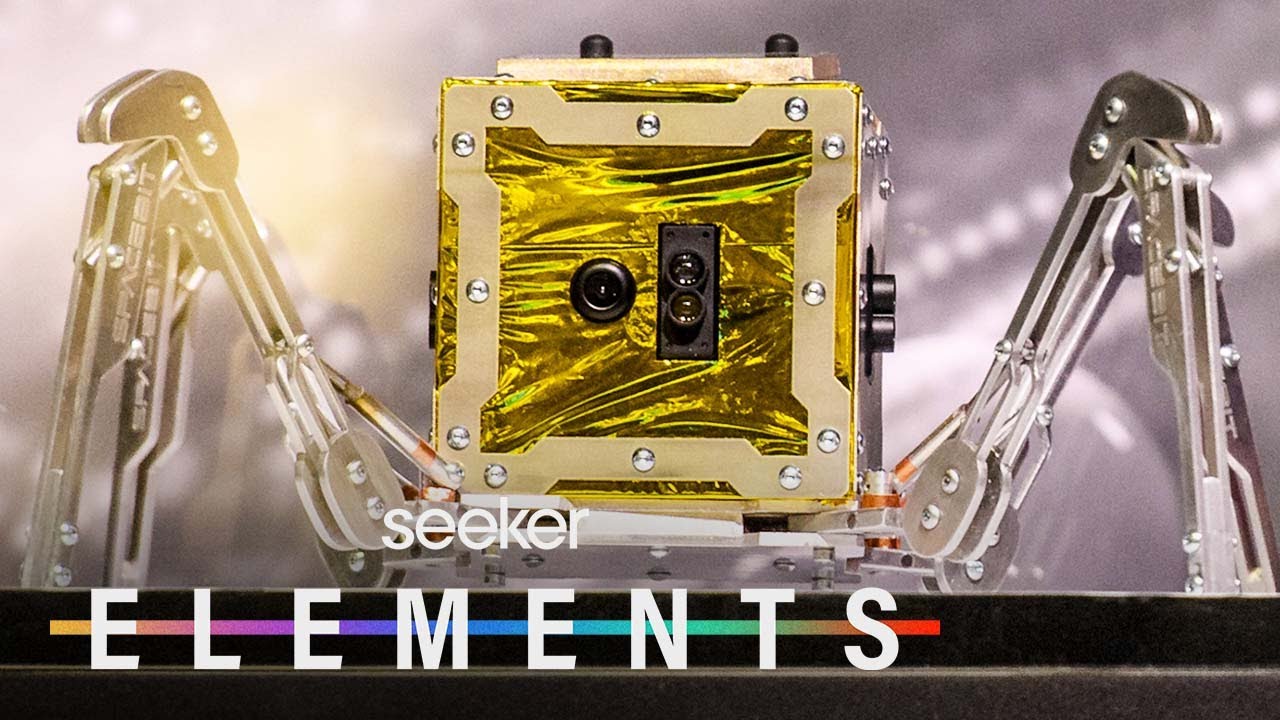 Meet the First Spider-Like Robot to Explore Lava Caves on the Moon