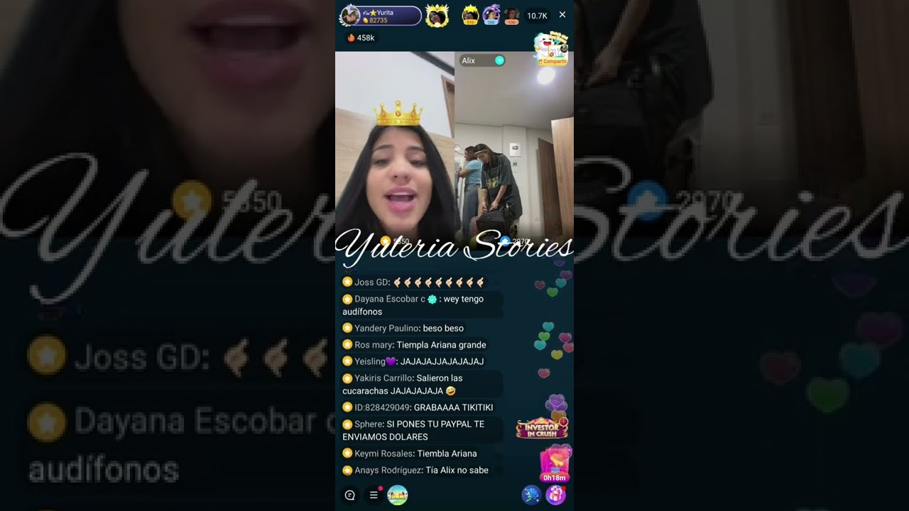 YURI Y ALIX LIVE DE BIGO 25/04