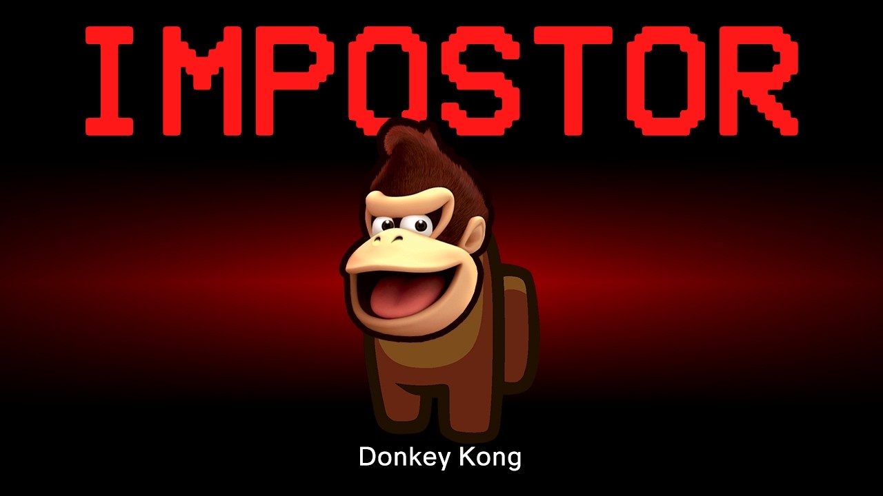 Among Us but Donkey Kong is the Impostor